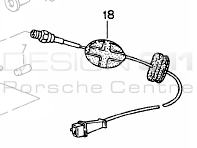 Temperature Sensor Cyl Head Porsche 993
