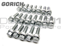 Wheel Bolts Chrome - GORICH Porsche Boxster 986/996/997 Stainless (Pack of 20)