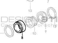 Tapper Roller Wheel Bearing REAR Outer. Porsche 911 Turbo 1975-89