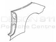 Rear 1/4 Panel Turbo. Porsche 993 Turbo / C2S / C4S