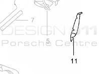 Rear 1/4 Panel Plate. Porsche 996 C2 / C4 / GT3 MKI