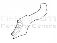 Rear 1/4 Panel Cabrio. Porsche 996 C4S
