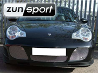 Front Bumper Stainless Steel Outer Grill Set ZunSport. Porsche 996 Turbo / C4S
