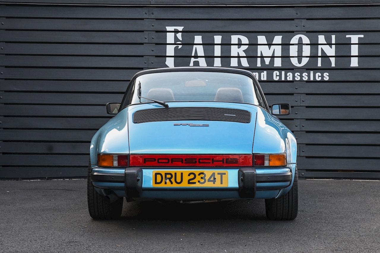 Rear view of the Porsche Targa