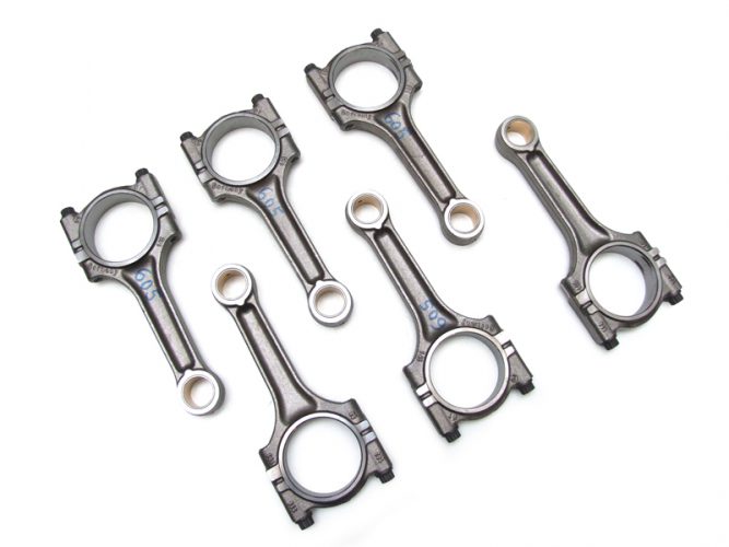 Set of six connecting con rods