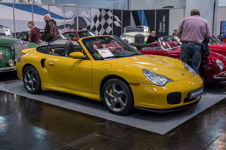 Yellow Porsche 996
