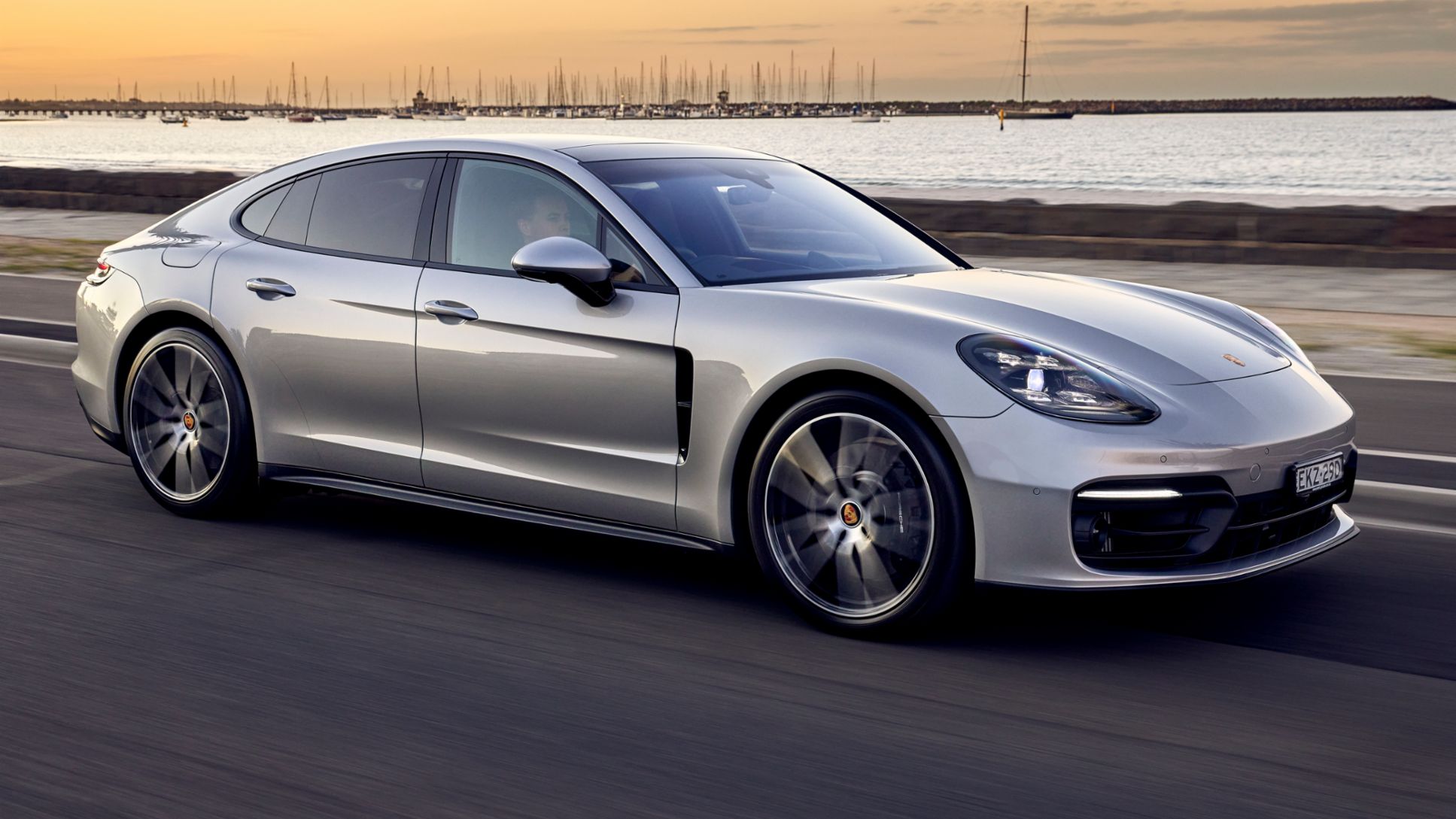 Porsche Panamera Driving 