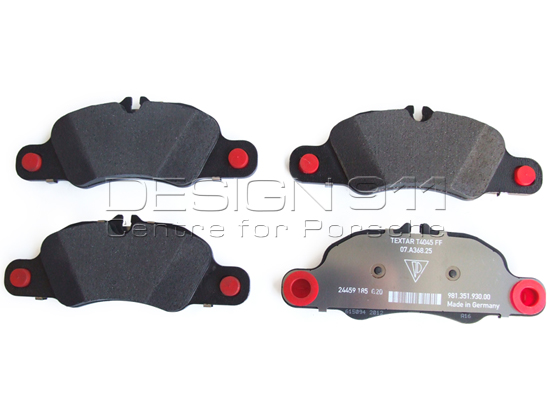 Brake pads, Front. Porsche 981