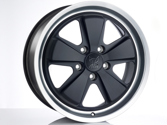 18" Fuchs Alloy Wheels SET OF 4 in Black 8.0J & 10J For Porsche Car