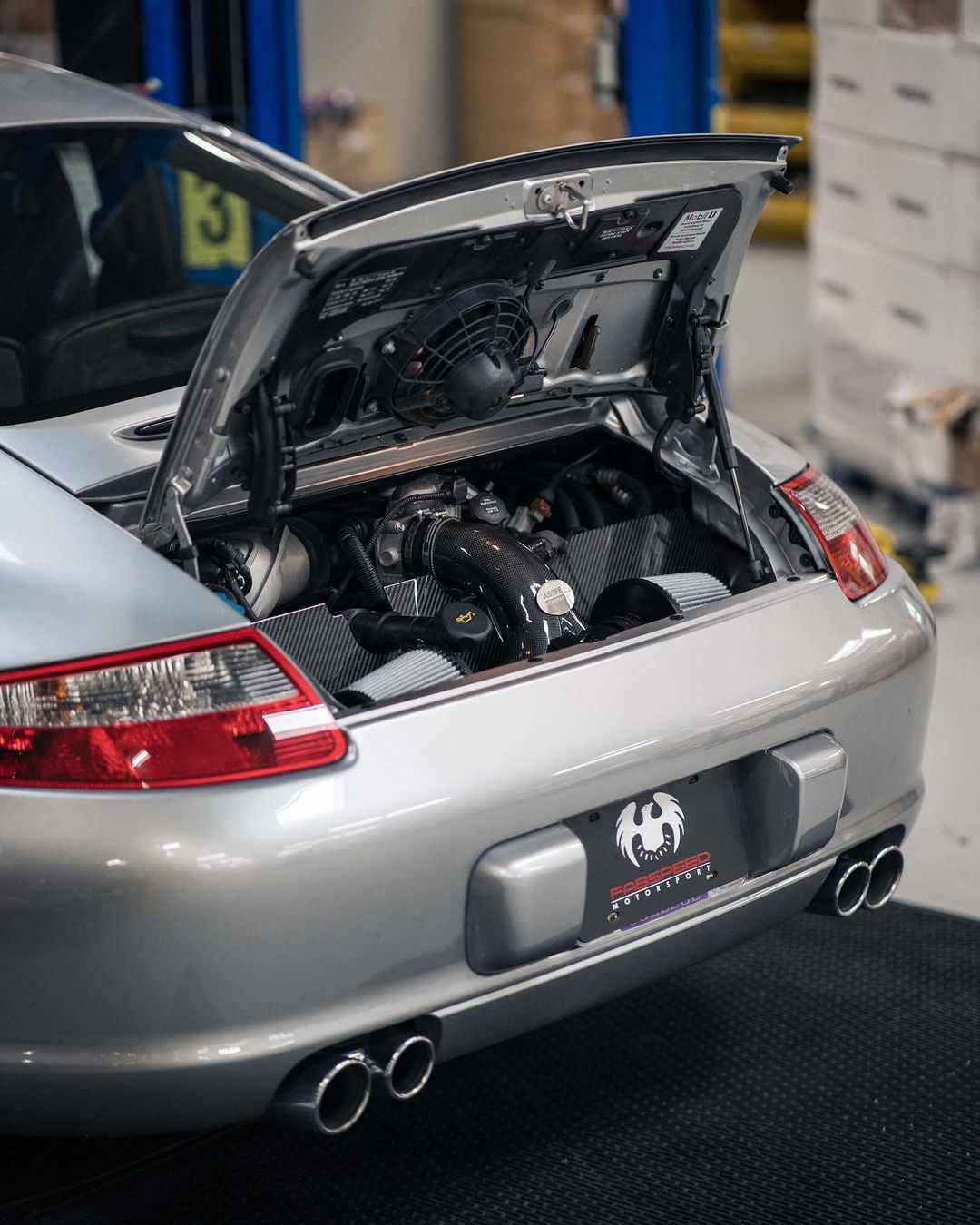 Fabspeed Carbon Fiber Competition Air Intake System Porsche 997