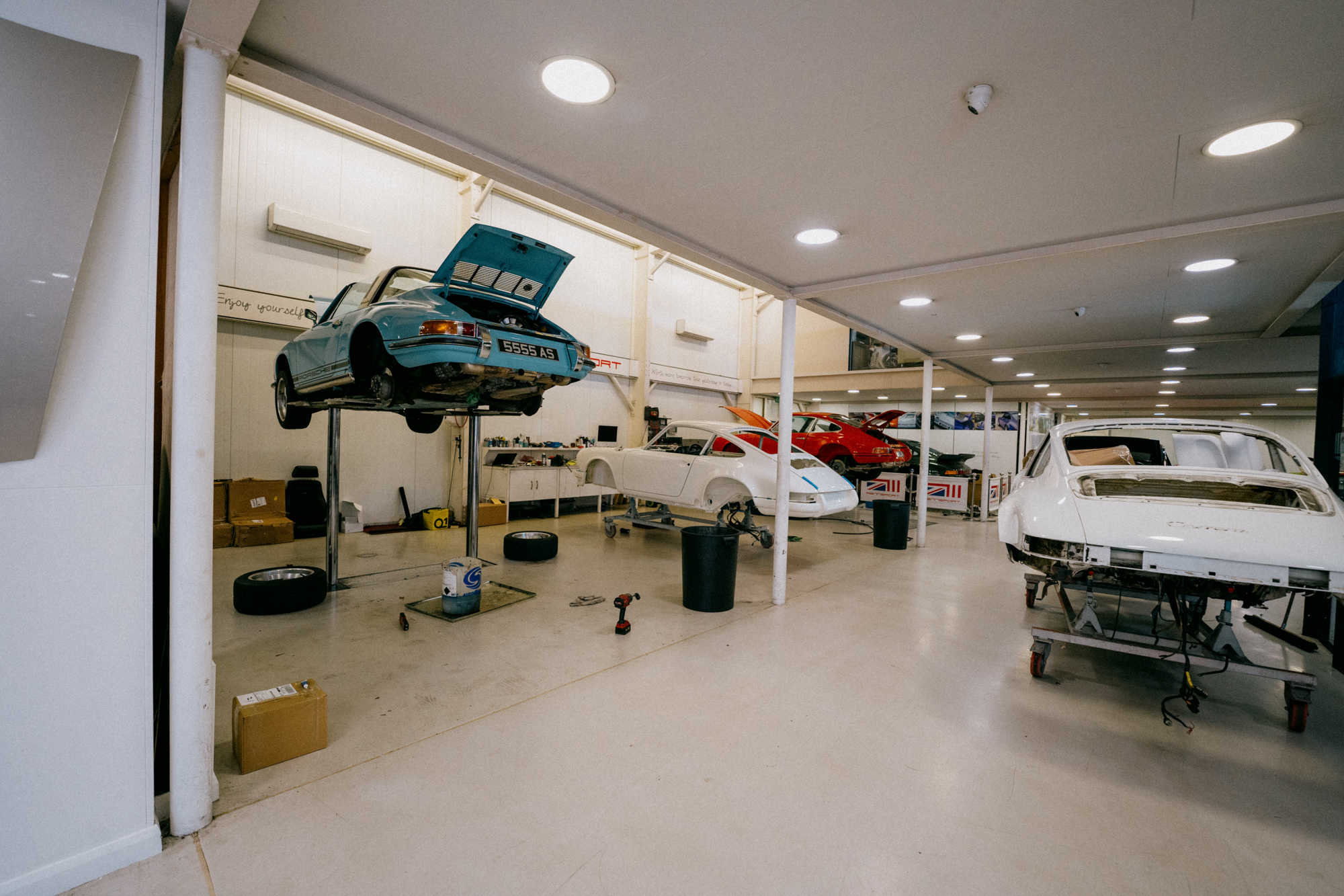 Inside the 911 Rennsport workshop