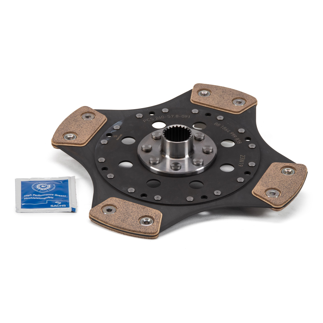 CLUTCH CENTRE PLATE RIGID PADDLE. PORSCHE 911 / 944T / 968 / 964RS / 993RS / 996GT3 SACHS