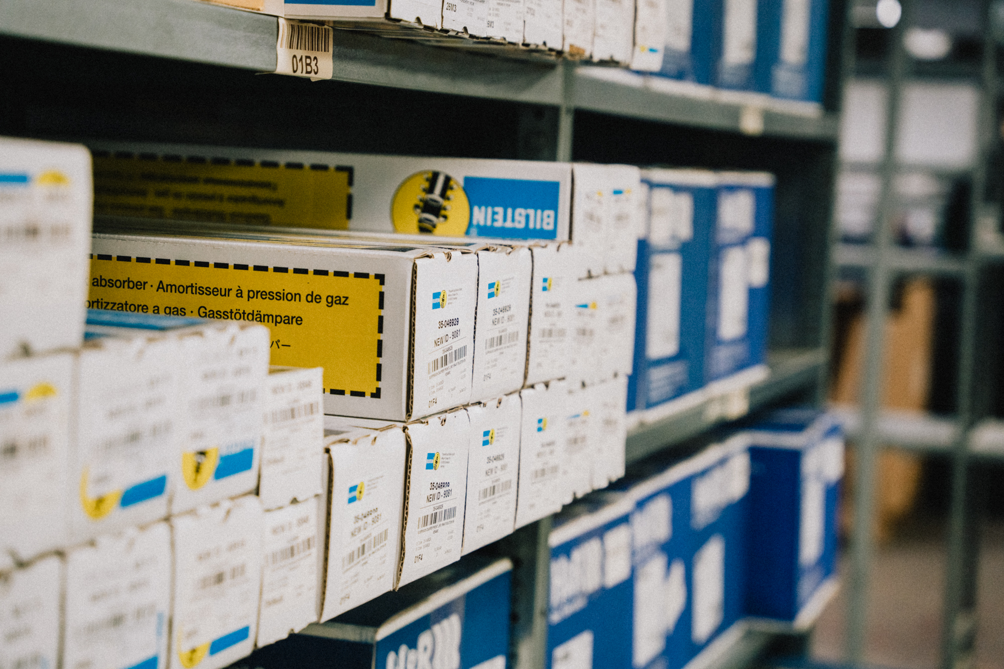 1000+ brands stocked in our warehouse, pictured here you can see some Bilstein and H&R suspension parts