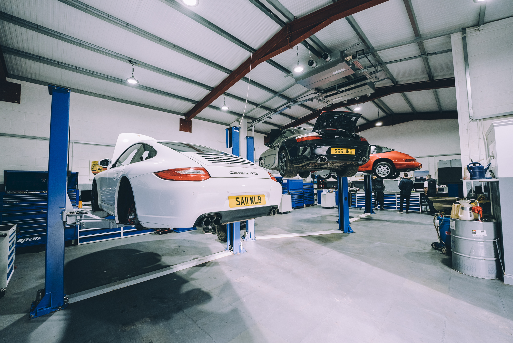 Reason Porsche interior workshop shot