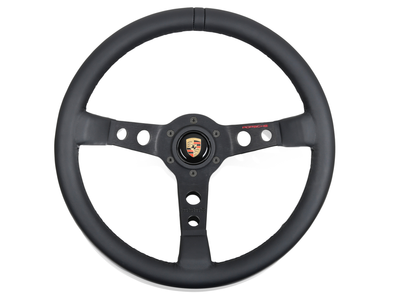 Porsche Classic performance steering wheel, black stitching. Porsche 911 / 914 / 924 / 928 / 944 / 968 / 964 / 993 / 996 / 986 Boxster