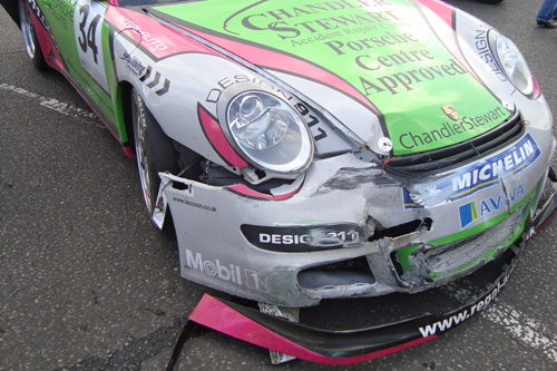 orsche carrrera cup Brandshatch