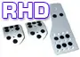 Pedal Accessories <b>RHD Cars</b>