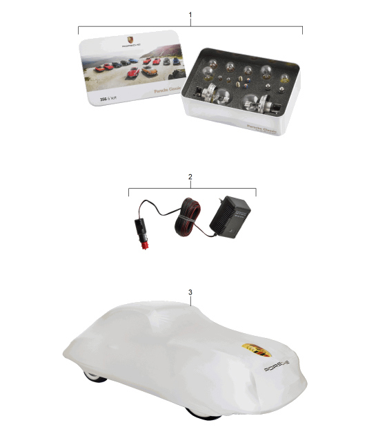 Diagram 001-005 Porsche 997 (911) MK1 2005-2008 Accessories & others 