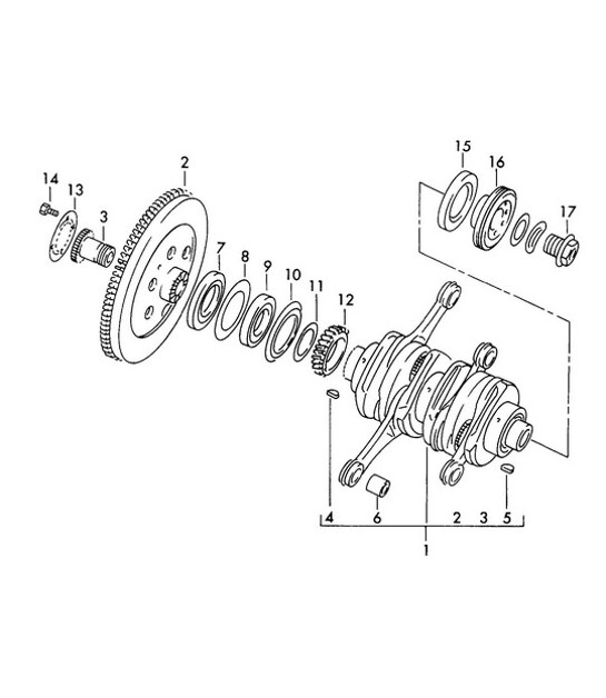 Diagram 102-012 Porsche Cayman 718C (982C) 2017>> Engine