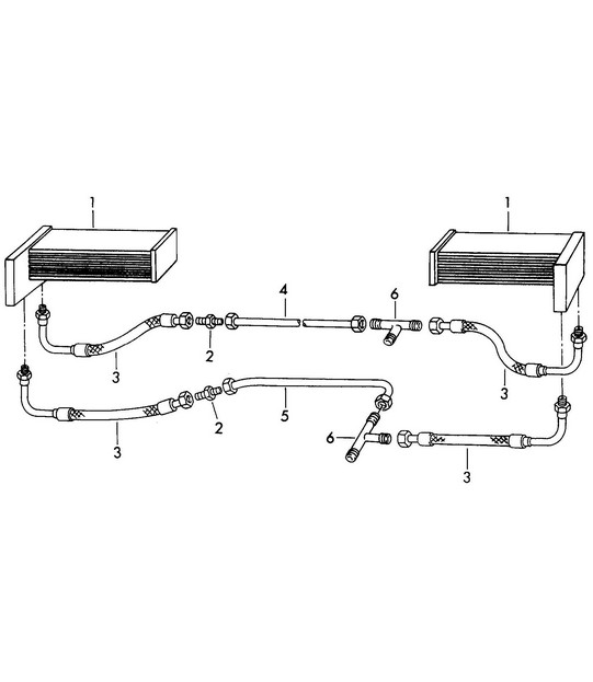 Engine lubrication / Oil cooler (Model: CARRERA, 1600 GS/GT, 692/1/2/3)  356, 356A 1950-1959