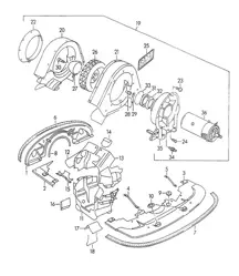 Air cooling (Model: CARRERA 1600 GS/GT)  356, 356A 1950-1959
