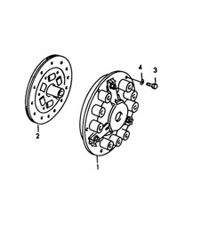 Clutch (Model: CARRERA, 1500 GS/GT)   356, 356A 1950-1959