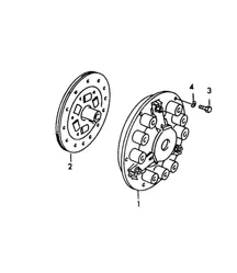 Clutch (Model: CARRERA, 1600 GS/GT, 692/0)  356, 356A 1950-1959