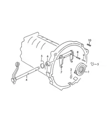 Clutch release - G >> 25 000 (Model: CARRERA, 1600 GS/GT, 692/0/1)  356, 356A 1950-1959