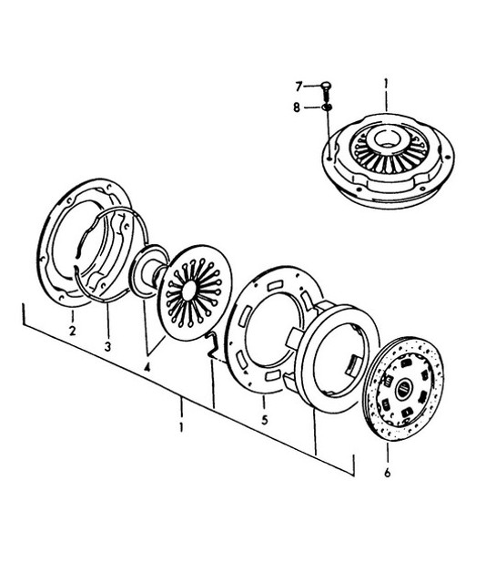 Diagram 301-022 Porsche 997 (911) MK1 2005-2008 Transmission