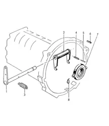 Clutch release - G 25 001 >> (Model: 716/0/1/2/3, 716/4/5)  356, 356A 1950-1959