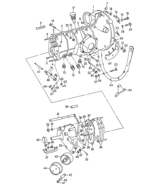 Diagram 302-05 Porsche Boxster 986/987/981 (1997-2016) Transmission