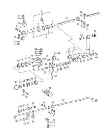 Front axle / Lubricants  356, 356A 1950-1959