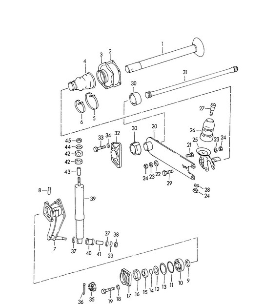 Rear axle (Model: 356 A/540.1)  356A 1955-1959
