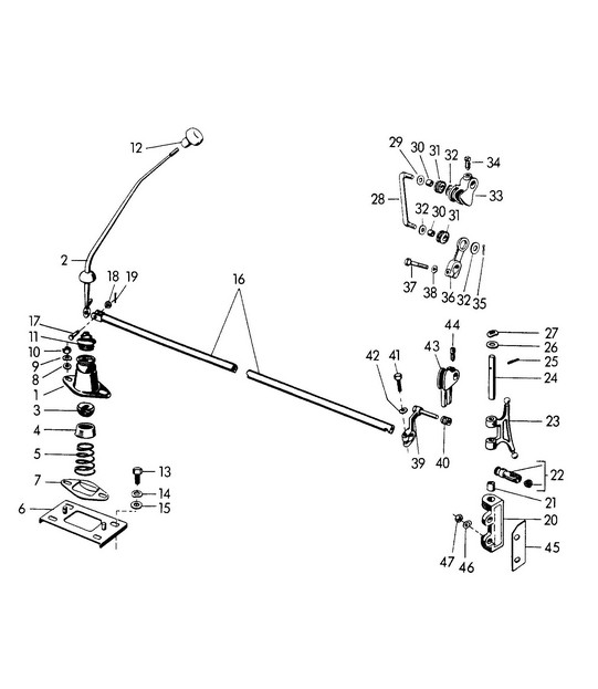 Transmission control 356, 356A 1950-1959