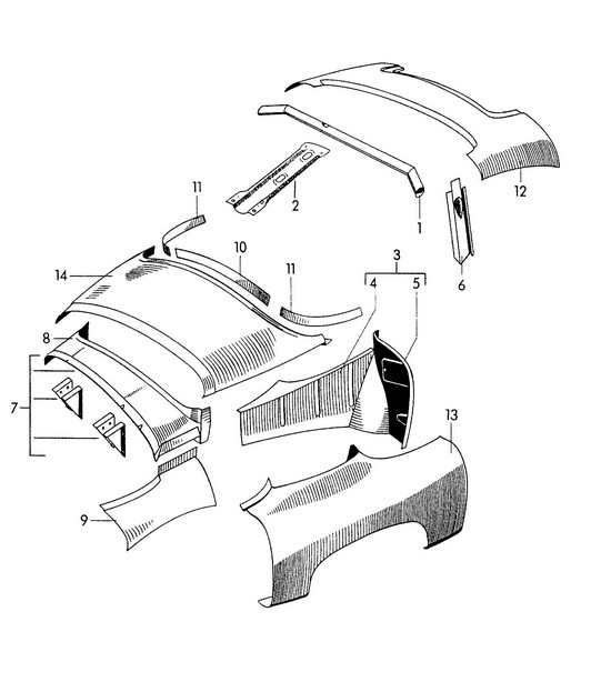 Exterior panelling / Wing - REAR - (Model: SPEEDSTER) 356 / 356A 1950-1959