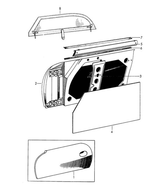 Diagram 804-005 Porsche 991.1 R 4.0L (500 Bhp) 2016 Body
