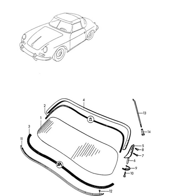 Diagram 805-005 Porsche Macan (95B) MK1 (2014-2018) Body