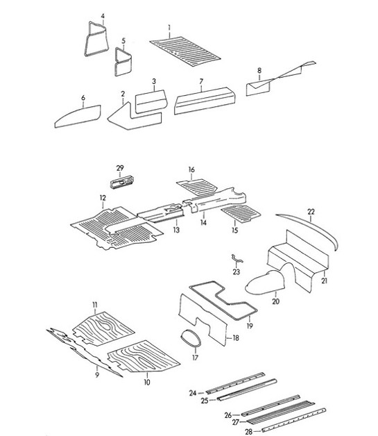 Diagram 807-000 Porsche Macan (95B) MK1 (2014-2018) Body