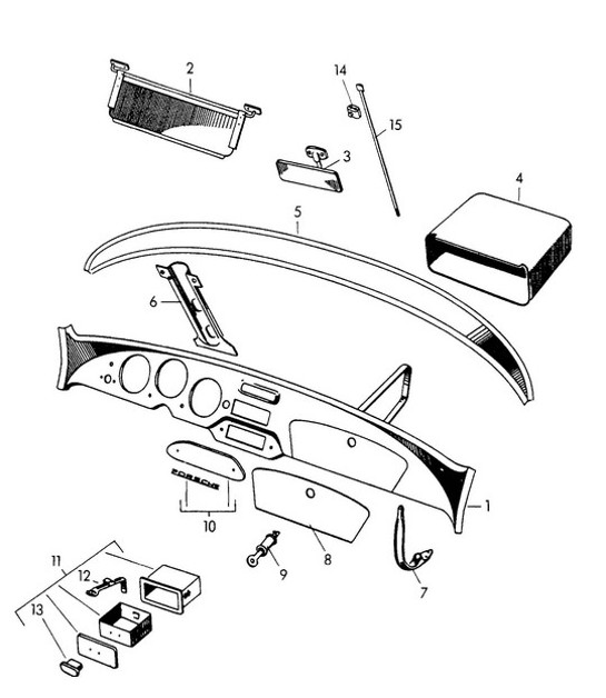 Diagram 809-005 Porsche 991 (911) MK2 2016-2019 Body