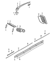Decorative fittings 356 / 356A 1950-1959