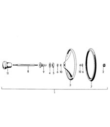 Valve (Model: 356:COUPE, CABRIO) 356 1950-1955