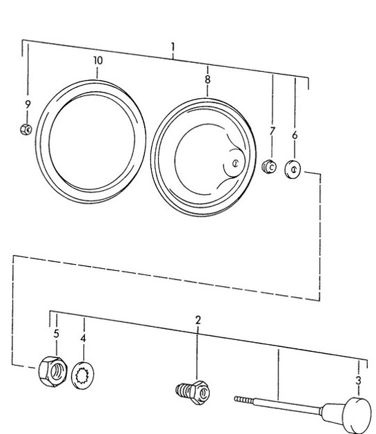 Diagram 813-005 Porsche 928 (1978-1995) 