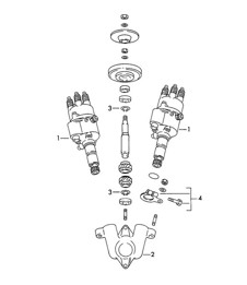 Distributor / Driving mechanism (Model: CARRERA, 1600 GS/GT) 356 / 356A 1950-1959