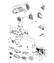 Headlamp / Lights And Switch 356A 1955-1959