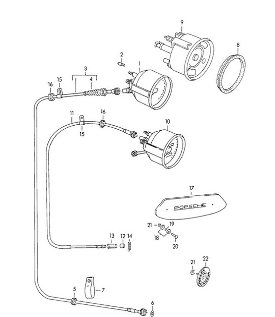Diagram 906-005 Porsche Cayman 718C (982C) 2017>> Electrical equipment