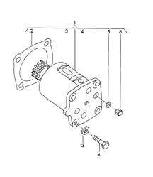 Oil pump (Model: CARRERA, 692/3/3A) 356B / 356C 1960-1965