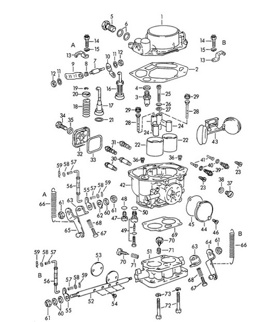 Diagram 107-010 Porsche 997 (911) MK2 2009-2012 Engine