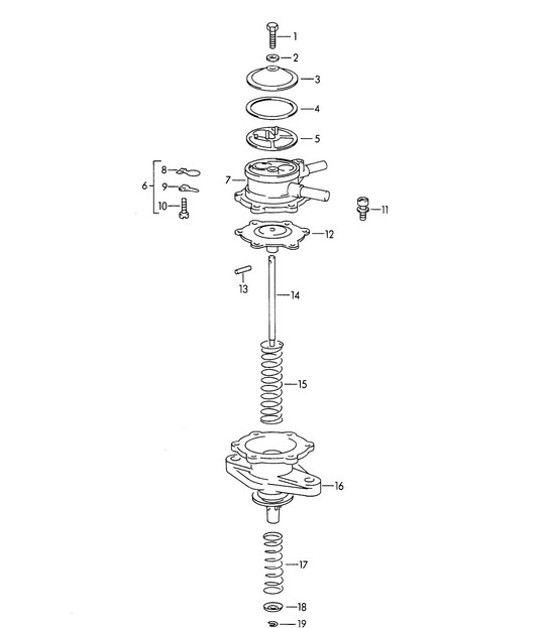 Diagram 107-025 Porsche Cayman 718C (982C) 2017>> Engine