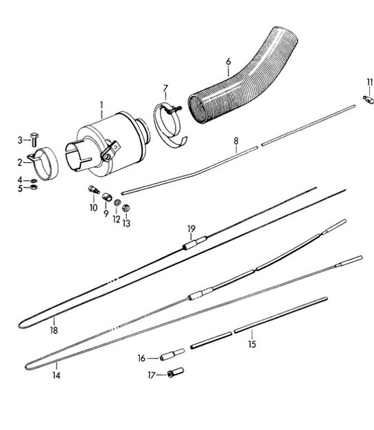 Diagram 202-010 Porsche 991 (911) MK2 2016-2019 Fuel System, Exhaust System