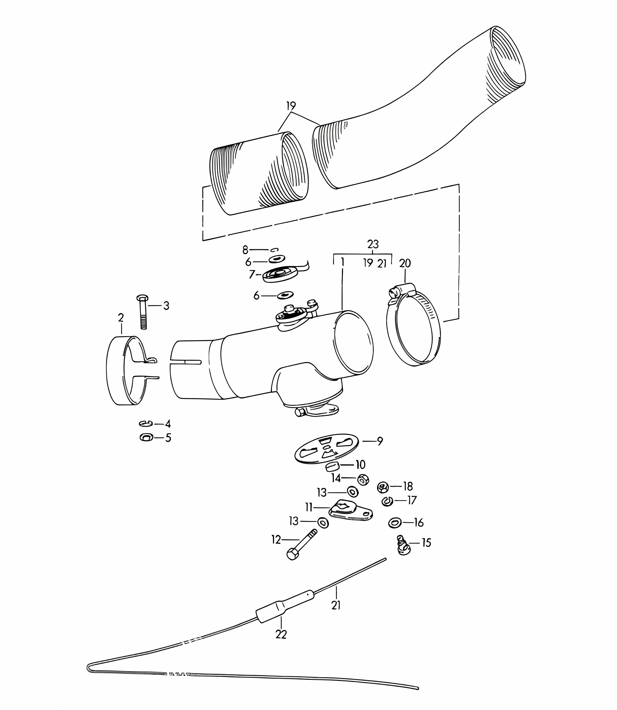 Heating air supply for (D) (S) 356B / 356C  1964-